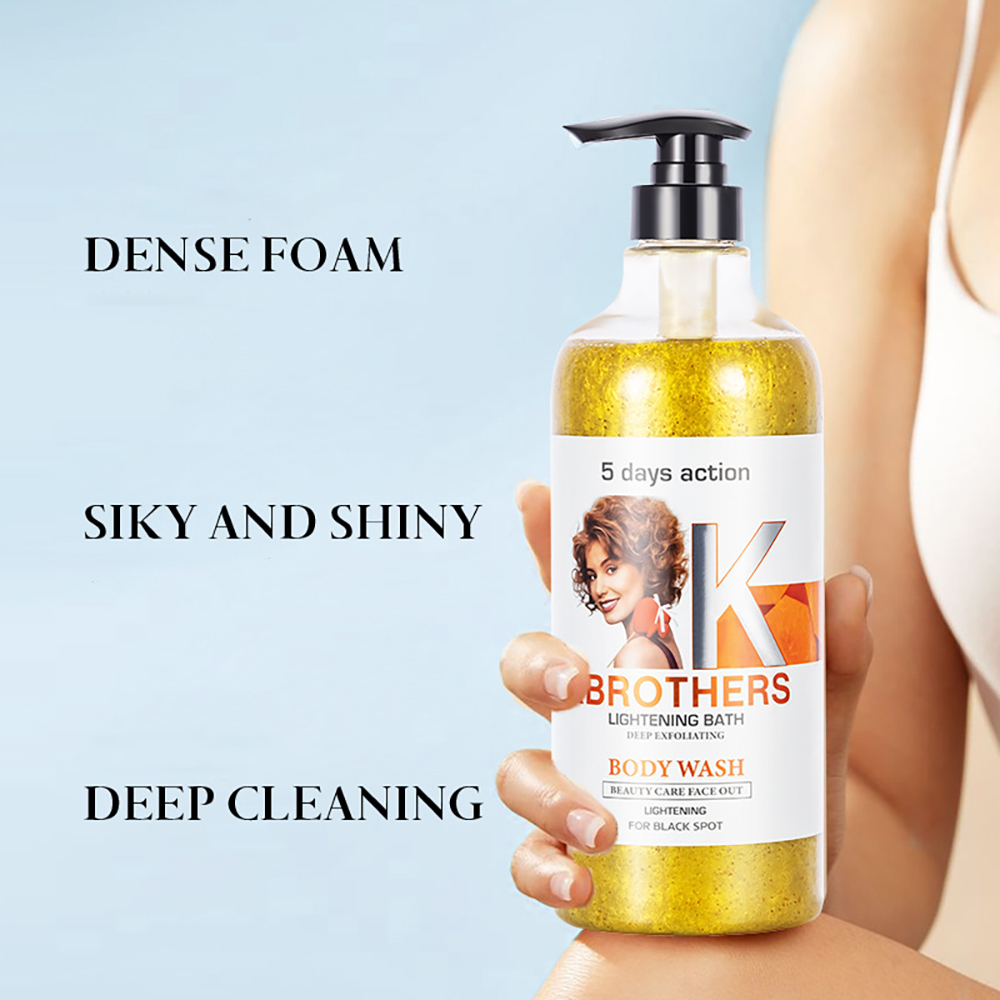 Perfume Fragrance Body Wash - Arbutin AHA Bleached Shower Gel Deep