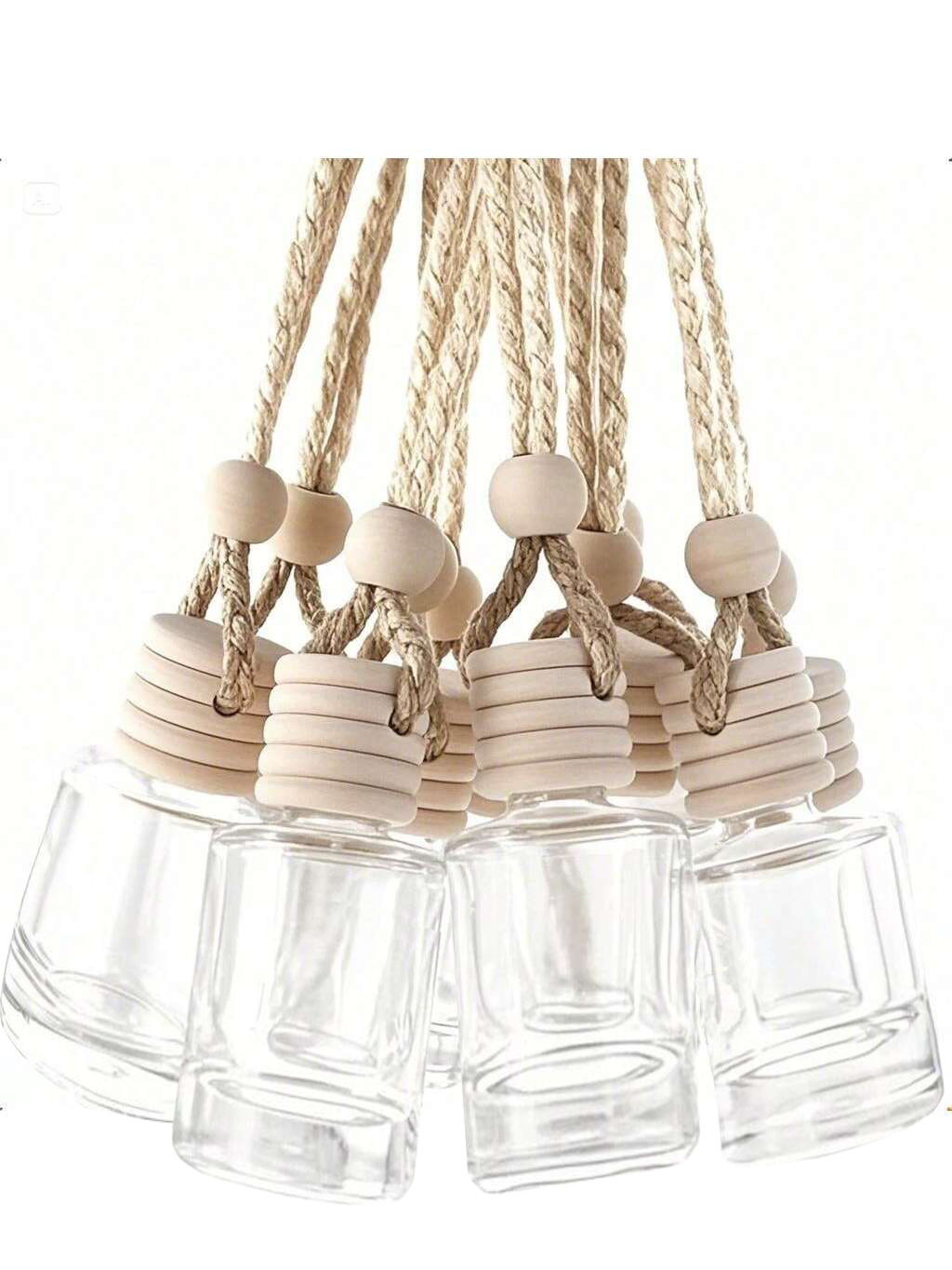 Fragrance Perfume Box - 20pcs Hanging Car Freshener Empty Clear